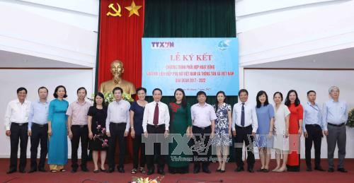 TTXVN và Hội Liên hiệp Phụ nữ Việt Nam phối hợp tuyên truyền ảnh 2